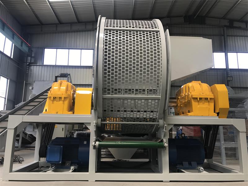輪胎撕碎機(jī)_大型輪胎撕碎機(jī)_環(huán)保型輪胎汽車胎撕碎機(jī)